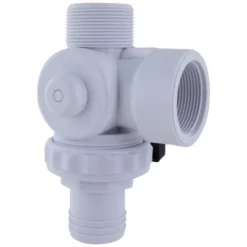 Swimline HydroTools Swimming Pool And Spa Standard Left Outlet 3-Way Valve 1.5" - White/Black -Intex Shop GUEST 781ec370 949c 425a a66f 66bc7e1bec34