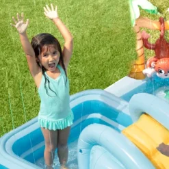 Intex 96" X 78" X 28" Inflatable Jungle Adventure Play Center Spray Kiddie Pool -Intex Shop GUEST 7fece532 610a 4b40 a06e 6247b1c68847