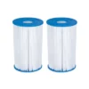 Summer Waves P57000302 Replacement Type B Swimming Pool And Hot Tub Spa Cartridge With Heavy Duty Ultimate Filtration Paper (4 Pack)