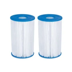 Summer Waves P57000302 Replacement Type B Swimming Pool And Hot Tub Spa Cartridge With Heavy Duty Ultimate Filtration Paper (4 Pack)