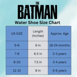 DC Comics Batman Boys Water Shoes -Kids Aqua Socks- Sandals Waterproof Sports Slip-on Superhero Beach Slides Swim Slippers (Toddler/Little Kid) -Intex Shop GUEST 88698f43 f955 4c9a 97f1 273a56a8707c