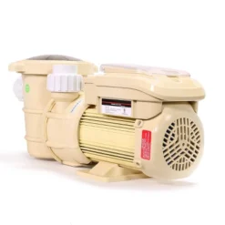XtremepowerUS 1.5HP Variable Speed Swimming Pool Pump ECO High-Flo Timer Control Digital Panel With Fitting Set, Beige