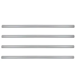 Pool Central Aluminum Tubes For In-Ground Pool Cover Reel System 4'' X 16' - Gray