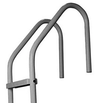 Saftron Step Polymer Finish Inground Pool Ladder, Graphite Gray + Saftron ASC-W Pool Ladder And Railing Anchor Socket Winter Cover, Gray (2 Pack) 6 Saftron Step Polymer Finish Inground Pool Ladder, Graphite Gray + Saftron ASC-W Pool Ladder And Railing Anchor Socket Winter Cover, Gray (2 Pack) - Image 4