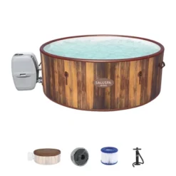 Bestway St. Moritz SaluSpa Inflatable Round Outdoor Hot Tub With 180 Soothing AirJets, Filter Cartridge, Pump, And Insulated Cover 12 Bestway St. Moritz SaluSpa Inflatable Round Outdoor Hot Tub With 180 Soothing AirJets, Filter Cartridge, Pump, And Insulated Cover -Intex Shop GUEST 92667f73 6d01 4852 b54c 9409667d371b