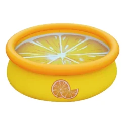 JLeisure Sun Club 12010 5 Foot X 16.5 Inch 1 To 2 Person Capacity 3D Kids Outdoor Above Ground Inflatable Kiddie Swimming Pool, Blue -Intex Shop GUEST 94cb32db c4f0 43e2 b0f1 e46443fff187