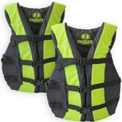 Hardcore Water Sports Hardcore Life Jacket 2 Pack Paddle Vest For Adults; Coast Guard Approved Type III PFD Life Vest Flotation Device; Jet Ski, Wakeb -Intex Shop GUEST 96193836 89ab 4975 8999 7d7d802575cd
