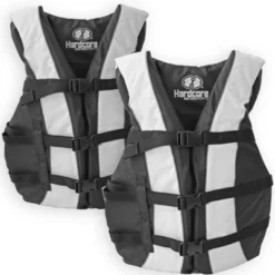 Hardcore Water Sports Hardcore Life Jacket 2 Pack Paddle Vest For Adults; Coast Guard Approved Type III PFD Life Vest Flotation Device; Jet Ski, Wakeb -Intex Shop GUEST 96cc671c bf02 4706 b8e2 419110127123