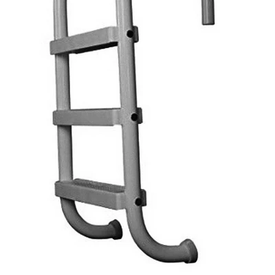 Saftron P-324-L3-GG 3 Step Polymer Inground Pool Ladder, Graphite Gray & Chemical Resistant Cool To Touch High Impact Polymer Anchor Sockets, 2 Pack 5 Saftron P-324-L3-GG 3 Step Polymer Inground Pool Ladder, Graphite Gray & Chemical Resistant Cool To Touch High Impact Polymer Anchor Sockets, 2 Pack - Image 3