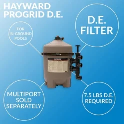 Hayward W3DE6020 ProGrid 60 Square Foot High Capacity 120 Gallon Per Minute DE Filter For Large In Ground Swimming Pools And Outdoor Spas -Intex Shop GUEST 9975803b c7f9 444e 9881 42e6cbc13548