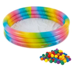 Intex 58449EP Rainbow Ombre 3 Ring Circular Inflatable Outdoor Swimming Pool With For Kids Ages 2 Years Or Older 13 Intex 58449EP Rainbow Ombre 3 Ring Circular Inflatable Outdoor Swimming Pool With For Kids Ages 2 Years Or Older -Intex Shop GUEST 9afcac80 8969 463e 95a9 84dfd832c1cb