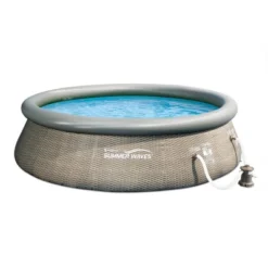 Summer Waves P10012362 Quick Set 12ft X 36in Outdoor Round Ring Inflatable Above Ground Swimming Pool With Filter Pump & Filter Cartridge -Intex Shop GUEST 9bc35927 30b2 439e a0aa 31e0e467ad86