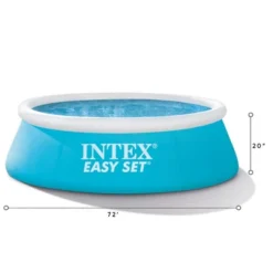 Intex 28101EH Easy Set 6 Foot X 20 Inch Round Above Ground Outdoor Backyard Kids Swimming Pool, 234 Gallons Of Water Capacity, Blue 9 Intex 28101EH Easy Set 6 Foot X 20 Inch Round Above Ground Outdoor Backyard Kids Swimming Pool, 234 Gallons Of Water Capacity, Blue -Intex Shop GUEST 9c7c2c9a 8e3e 46bc a8cc 97815e5a2c59