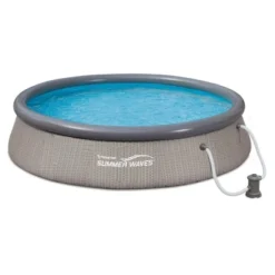 Summer Waves P10012362 Quick Set 12ft X 36in Outdoor Round Ring Inflatable Above Ground Swimming Pool With Filter Pump & Filter Cartridge -Intex Shop GUEST 9c8d7f89 e8de 42e1 87ed 743bcdd8afe6