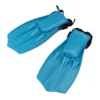 Swim Central 11.25" Florescent Blue Dolphin Recreational Swim Fins