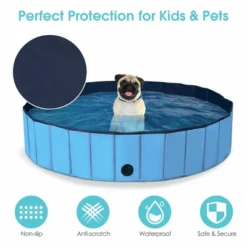 Costway 55'' Foldable Dog Pet Pool Kiddie Bathing Tub Indoor Outdoor Portable Leakproof -Intex Shop GUEST a35fb5fb 73e1 41e1 8c76 32ccfc6cf7f4