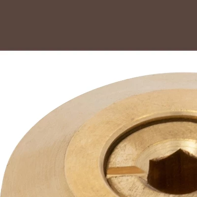 Wood Grip Brass Anchor With Collar For Pool Safety Cover - 5 Pieces 4 Wood Grip Brass Anchor With Collar For Pool Safety Cover - 5 Pieces - Image 2