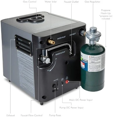 Hike Crew Portable Outdoor Camping Propane Water Heater & Shower Pump 3 Hike Crew Portable Outdoor Camping Propane Water Heater & Shower Pump