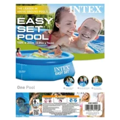 Intex 10'x30'x30" Inflatable Round Swimming Pool & 10' Pool Debris Cover Tarp -Intex Shop GUEST afd9d781 08c1 416a 919a 5e6d83787080