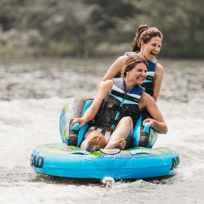 Kwik Tek Airhead Classic US Coast Guard Approved Type III Family Adult Life Vest Jacket With 4 Quick Release Belts, 2XL/3XL, Blue/Gray 4 Kwik Tek Airhead Classic US Coast Guard Approved Type III Family Adult Life Vest Jacket With 4 Quick Release Belts, 2XL/3XL, Blue/Gray - Image 2