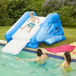 Intex Kool Splash Inflatable Play Center Swimming Pool Water Slide, Blue, And Inflatable 8.5'x5.75' Swim Center Family Pool For 2-3 Kids, Blue & White 9 Intex Kool Splash Inflatable Play Center Swimming Pool Water Slide, Blue, And Inflatable 8.5'x5.75' Swim Center Family Pool For 2-3 Kids, Blue & White -Intex Shop GUEST ba4c69be e232 4633 841f 8102d52edf5c