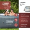 Coleman SaluSpa Inflatable Hot Tub Square Portable Outdoor Spa With 114 Soothing AirJets And Insulated Cover 1 Coleman SaluSpa Inflatable Hot Tub Square Portable Outdoor Spa With 114 Soothing AirJets And Insulated Cover -Intex Shop GUEST bb65560e 9f71 4c92 8e1d 2d9b51cdb084