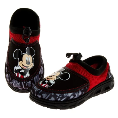 Disney Mickey Mouse Boys Water Shoes - Pool Aqua Socks For Kids- Sandals Bungee Slip On Waterproof Beach Slides Quick Dry (Toddler/Little Kid) 3 Disney Mickey Mouse Boys Water Shoes - Pool Aqua Socks For Kids- Sandals Bungee Slip On Waterproof Beach Slides Quick Dry (Toddler/Little Kid)