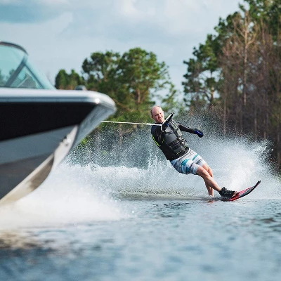 O'Brien Watersports Men's Comfortable Breathable Flex V-Back Lightweight Safety Life Jacket, Yellow And Black, Size Large 4 O'Brien Watersports Men's Comfortable Breathable Flex V-Back Lightweight Safety Life Jacket, Yellow And Black, Size Large - Image 2