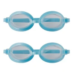 Summer Waves 8 Ft X 30 Inch Backyard Kiddie Splash Inflatable Above Ground Pool With 3D Goggles And Ocean Life Floor For Infants, Kids, And Adults