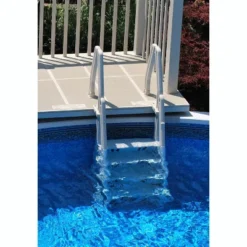 Vinyl Works Deluxe Adjustable 24 In In-Pool Step Ladder Entry System For Above Ground Swimming Pools With 2 Rails And Non-Slip Surface, White (2 Pack) -Intex Shop GUEST c239ec12 723b 4788 8d0c 05b4e78b6848 1