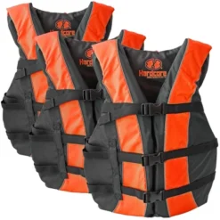 Hardcore Water Sports Hardcore Life Jacket 3 Pack Paddle Vest For Adults; Coast Guard Approved Type III PFD Life Vest Flotation Device; Jet Ski, Wakeb -Intex Shop GUEST c25e4ae9 9980 4761 9e5a f4ea939cd56d