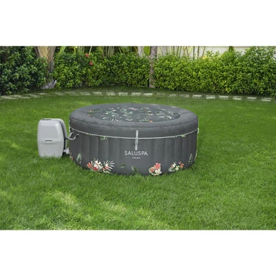 Bestway SaluSpa Aruba AirJet 2 To 3 Person Inflatable Hot Tub Round Portable Outdoor Spa With 110 AirJets And EnergySense Energy Saving Cover, Grey 6 Bestway SaluSpa Aruba AirJet 2 To 3 Person Inflatable Hot Tub Round Portable Outdoor Spa With 110 AirJets And EnergySense Energy Saving Cover, Grey - Image 4