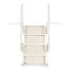 Confer 4 Step Above Ground Outdoor Swimming Pool Ladder Stair Step System With Built-In Handrails For Safe Entry And Exit, Beige -Intex Shop GUEST c4550804 1090 4ae1 85e9 9cd13f402277