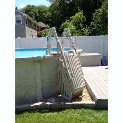 Vinyl Works AF Adjustable 24 Inch Gated Entry Above Ground Pool Ladder, Taupe 7 Vinyl Works AF Adjustable 24 Inch Gated Entry Above Ground Pool Ladder, Taupe -Intex Shop GUEST c8428954 77d9 45e2 9af3 89e79fbc5ca3
