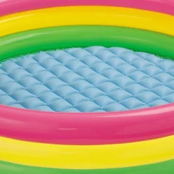 Intex 57422EP Sunset Glow 58" X 13" Inflatable Vinyl Toddler 3-Ring Colorful Backyard Kids Splash And Wade Pool For Children 2+ Years Old, Multicolor -Intex Shop GUEST cec18273 37a0 47e2 a0d0 4937ea1fa7e8