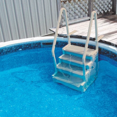 CONFER STEP-1 Above Ground Swimming Pool Ladder Step System Entry W/ Liner Pad 4 CONFER STEP-1 Above Ground Swimming Pool Ladder Step System Entry W/ Liner Pad - Image 2