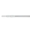 Pool Central Adjustable Aluminum Swimming Pool Telescopic Pole For Vacuums And Skimmers 15' - Silver