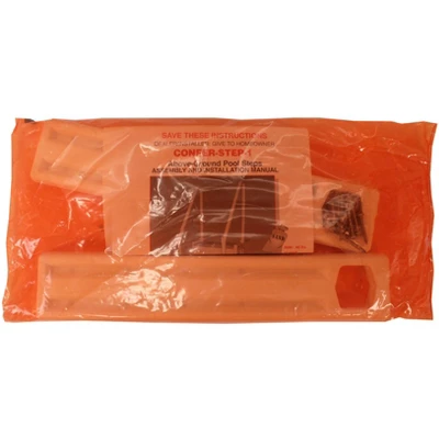 Confer STEP-1 Above Ground Swimming Pool Ladder & Swimline 9x36" Ladder Mat 7 Confer STEP-1 Above Ground Swimming Pool Ladder & Swimline 9x36" Ladder Mat - Image 5