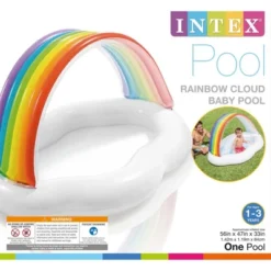 Intex 57141EP Round Inflatable Rainbow Cloud Outdoor Baby Pool For Ages 1-3 Years Old -Intex Shop GUEST d2b658cd b7d3 43f5 baac e8b17de536db