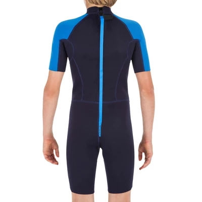 Decathlon Olaian Olaian 100 Neoprene Springsuit Surfing Wetsuit Back Zip Shorty 1.5mm Kids 3 Decathlon Olaian Olaian 100 Neoprene Springsuit Surfing Wetsuit Back Zip Shorty 1.5mm Kids