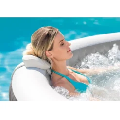 Intex Greywood Deluxe 4 Person Outdoor Portable Inflatable Hot Tub Spa With Multi-Color LED Light, Foam Headrests, And 140 Soothing Bubble Jets, Gray 9 Intex Greywood Deluxe 4 Person Outdoor Portable Inflatable Hot Tub Spa With Multi-Color LED Light, Foam Headrests, And 140 Soothing Bubble Jets, Gray -Intex Shop GUEST d92f1641 cf89 4300 ac0c 3aae6280885d