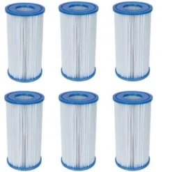 Bestway 6 Pack Bestway Type III A/C Filter Cartridge For 1000 & 1500 GPH Filter Pumps