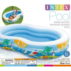 Intex 8.6ft X 5.25ft X 18in Swim Center Inflatable Ocean Side Swimming Pool -Intex Shop GUEST db081541 c888 47b2 b86a dfb71a44ebb7