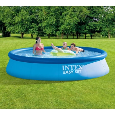 Intex 28141EH 13ft X 33" Easy Set Inflatable Swimming Pool W/530 GPH Filter Pump 4 Intex 28141EH 13ft X 33" Easy Set Inflatable Swimming Pool W/530 GPH Filter Pump - Image 2