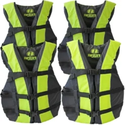Hardcore Water Sports Hardcore Life Jacket 4 Pack Paddle Vest For Adults; Coast Guard Approved Type III PFD Life Vest Flotation Device; Jet Ski, Wakeb -Intex Shop GUEST e3d754da 6043 4306 adae b188ed0760bd