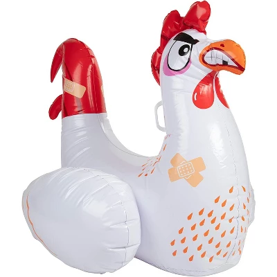 Chicken Fight Inflatable Pool Float Game Set - Includes 2 Giant Battle Ride-Ons - Flip Your Friends To Win! - For Kids And Adults 5 Chicken Fight Inflatable Pool Float Game Set - Includes 2 Giant Battle Ride-Ons - Flip Your Friends To Win! - For Kids And Adults - Image 3