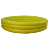 Pool Central 39" Yellow Triple Ring Round Inflatable Children's Swimming Pool