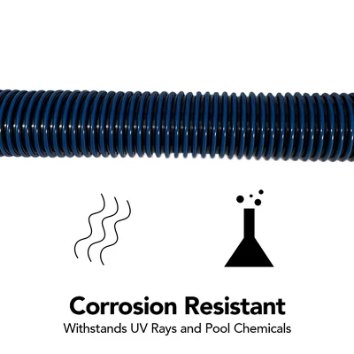 Puri Tech 1.5 Inch Diameter X 25 Feet Long Vacuum Hose For In-Ground Swimming Pools With Swivel Cuff Prevents Tangling UV & Chemical Resistant 7 Puri Tech 1.5 Inch Diameter X 25 Feet Long Vacuum Hose For In-Ground Swimming Pools With Swivel Cuff Prevents Tangling UV & Chemical Resistant - Image 5