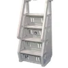 Vinyl Works IN Deluxe 32 Inch Adjustable In Step Above Ground Pool Ladder, Taupe