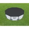 Bestway Flowclear PVC Round 10 Foot Pool Cover For Above Ground Frame Pools With Drain Holes And Secure Tie-Down Ropes, Black (Cover Only) -Intex Shop GUEST f6bb47a4 a92b 42cc a6fe 2b1b911e8576